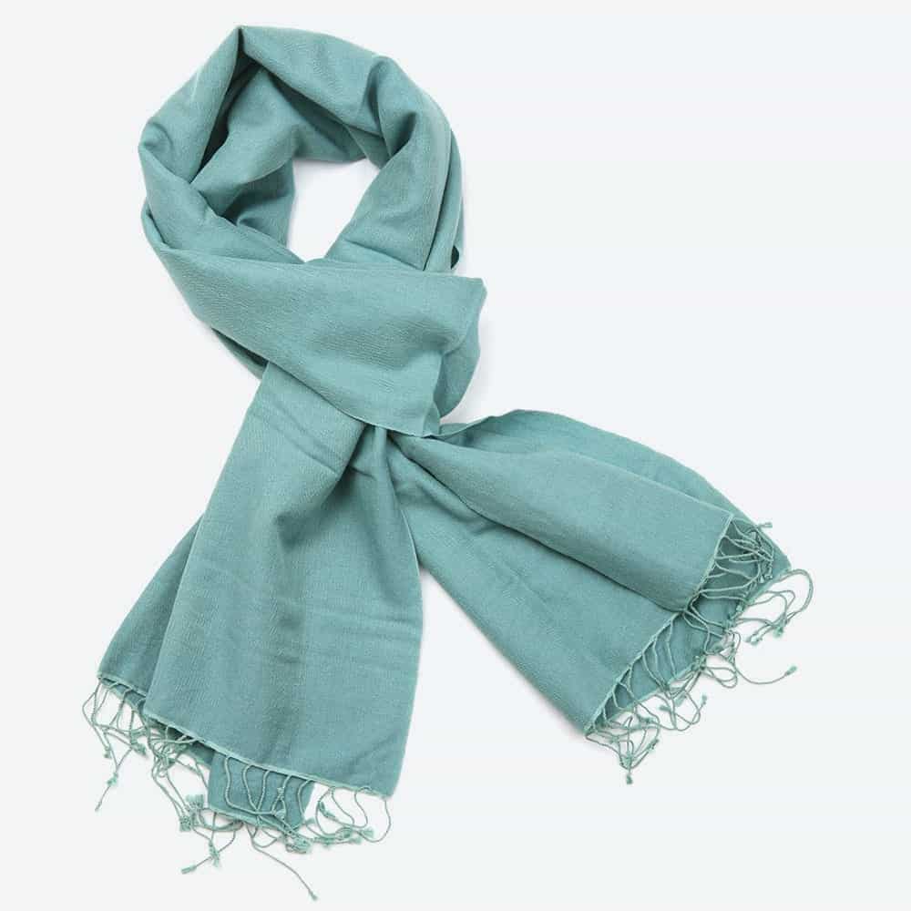 Hand-Knitted Wool Scarf - Imagen 2